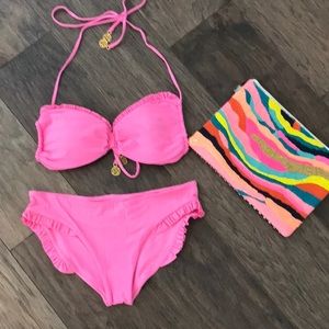 Hot Pink Luli Fama Bikini